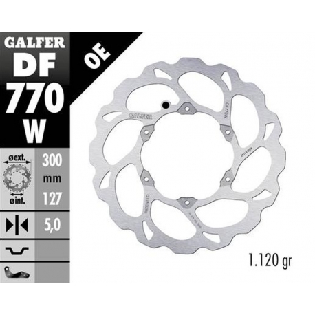 GALFER TARCZA HAMULCOWA PRZÓD KTM 690R ENDURO '08-'23 950R SUPER ENDURO '06- 990 ADVENTURE '06- 990R SUPER ENDURO '06- HUSQV