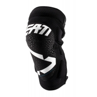 LEATT NAKOLANNIKI OCHRANIACZE KOLAN 3DF 5.0 ZIP KNEE GUARD WHITE/BLACK KOLOR BIAŁY/CZARNY ROZMIAR S/M