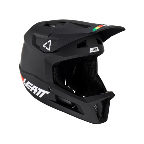 LEATT KASK ROWEROWY MTB GRAVITY 1.0 V23 HELMET BLACK KOLOR CZARNY ROZMIAR XL (61-62 cm)