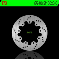 NG TARCZA HAMULCOWA TYŁ KAWASAKI ZZR 600 '90-'92, ZX 6R '95-'97, ZEPHYR 750 '92-'97 (230X100X6) (4X10,5MM)