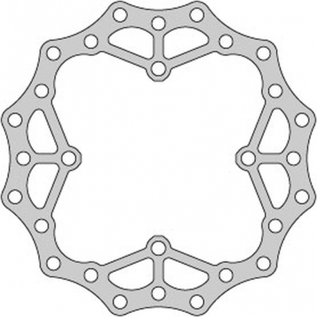 DELTA BRAKING TARCZA HAMULCOWA TYŁ KAWASAKI KX 125 '03-08, KX 250 '03-18, 21, KX 450 '06-18, 21, KLX 450 '07-21, KXE 450'10-20, 