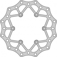 DELTA BRAKING TARCZA HAMULCOWA TYŁ YAMAHA YZ 125 '02-21, WRF 250 '02-21, WR 250 '02-07, YZ/YZF 250 '02-21, WRF/YZF '02-21, WAVE 