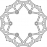 DELTA BRAKING TARCZA HAMULCOWA TYŁ YAMAHA YZ 125 '02-21, WRF 250 '02-21, WR 250 '02-07, YZ/YZF 250 '02-21, WRF/YZF '02-21, WAVE 