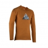 LEATT KOSZULKA ROWEROWA MTB GRAVITY 2.0 JERSEY SUEDE KOLOR RDZAWY ROZMIAR XXL
