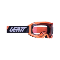 LEATT GOGLE VELOCITY 4.5 GOGGLE NEON ORANGE CLEAR 83% - KOLOR POMARAŃCZOWY FLUO/CZARNY SZYBKA PRZEŹROCZYSTA (PROMOCJA)