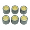 ATHENA ROLKI WARIATORA 6 SZT. 20X17 MM 11,5 GR. YAMAHA X-MAX / X-CITY / MAJESTY 125, APRILIA ATLANTIC / LEONARDO 125 , KYMCO MOV