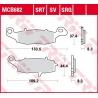TRW LUCAS ZF KLOCKI HAMULCOWE KH229 SINTER TRACK KAWASAKI NINJA 400 '11-, ER-6 '06-'16, VN 900 '06-'17, VN 1500/1600 '00-'08, VN