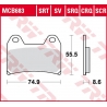 TRW ZF KLOCKI HAMULCOWE KH244 CARBON RACING APRILIA RS 250 '97-, RSV 1000 MILE/R '98-'00, DUCATI 748/800/900/916/996 '97-'03, KT