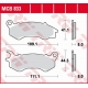 TRW LUCAS ZF KLOCKI HAMULCOWE KH603 ORGANIC HONDA NSC 50/110 '12-, PCX 125/150 '10-, KYMCO PEOPLE 125 '16-, PEUGEOT DJANGO 50/12