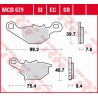 TRW ZF KLOCKI HAMULCOWE KH230 SINTER OFFROAD KAWASAKI KLX 125 '03-'06, KMX 125 '99-'03, SUZUKI TR 50 '97-'00, UG 110 '98-'02, AN