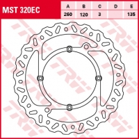 TRW LUCAS TARCZA HAMULCOWA PRZÓD HUSQVARNA WR / CR / TE / TC 125 - 610 98-13