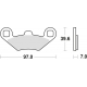 TRW LUCAS KLOCKI HAMULCOWE KH159 SINTER OFFROAD POLARIS SPORTSMAN 400 98-, SCRAMBLER 500 01-10, SPORTSMAN 700 / 800 07-09, PRZÓD