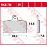 TRW ZF KLOCKI HAMULCOWE KH399 ORGANIC APRILIA RS4 50 11-, RS4 125 11-, TUONO 125 17-, PRZÓD
