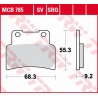 TRW ZF KLOCKI HAMULCOWE KH432 SINTER STREET APRILIA RS 125 '07-'13, SL 750 SHIVER/DROSODURO '07-'17, NA 850 MANA '07-'16, SL 900