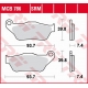 TRW LUCAS ZF KLOCKI HAMULCOWE KH430 SINTER YAMAHA YP 125 X-MAX '06-'09, XP 250 X-MAX '05-'09 PRZÓD