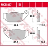TRW ZF KLOCKI HAMULCOWE KH629 SINTER HONDA CB 125 R / 300 R 18-, CRF 250 L 13-17, SUZUKI GSX-R / S 18-, TYŁ