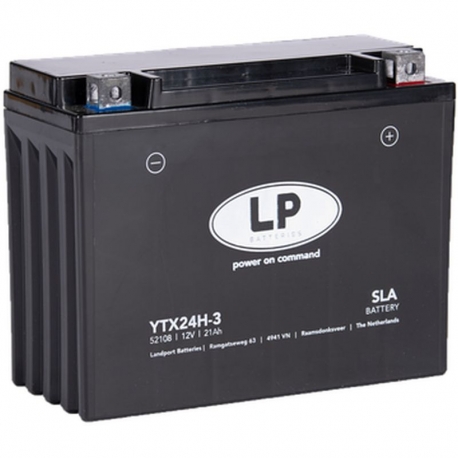 LANDPORT AKUMULATOR YTX24H-3 (MS LTX24H-3) 12V 21AH (205X85X162MM) (350A) SLA BEZOBSŁUGOWY - ZALANY (2)