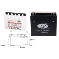 LANDPORT AKUMULATOR YTX20HL-BS (MA LTX20HL-BS) 12V 18AH 175X87X155 BEZOBSŁUGOWY - ELEKTROLIT OSOBNO (2) UE2019/1148