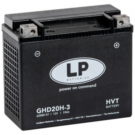 LANDPORT AKUMULATOR ŻELOWY GHD20H-3 (MH HVTG20H-3) (HVTG20H-3) 12V 19AH 176X87X153 BEZOBSŁUGOWY - ZALANY - ZASTĘPUJE GHD20HLBS L