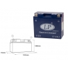 LANDPORT AKUMULATOR ŻELOWY GT12B-4 (MG LT12B-4) 12V 11AH 151X70X130 BEZOBSŁUGOWY - ZALANY (6)