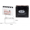 LANDPORT AKUMULATOR YT12B-BS (MA LT12B-BS) 12V 11AH 151X70X130 BEZOBSŁUGOWY - ELEKTROLIT OSOBNO (4) UE2019/1148