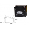 LANDPORT AKUMULATOR YTZ7-S (MS LTZ7-S) 12V 6AH 112X69X103 (GTZ7S) BEZOBSŁUGOWY - ZALANY (10)