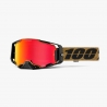 100 PROCENT GOGLE ARMEGA HIPER GLORY - MIRROR RED LENS - KOLOR BRĄZOWY/CZARNY SZYBKA CZERWONE LUSTRO