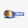 100 PROCENT GOGLE ACCURI 2 SURSI - MIRROR TRUE GOLD LENS - KOLOR NIEBIESKI/BIAŁY SZYBKA ZŁOTE LUSTRO