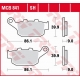 TRW ZF KLOCKI HAMULCOWE KH496 ORGANIC HONDA CBF 500 / CB500 X / CBR500 13-, CB 650 F / CBR 600 14-, NC 750 14-, KAWASAKI VERSYS 