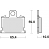 TRW ZF KLOCKI HAMULCOWE KH70 ORGANIC YAMAHA XJ 550 81-82, XJ 750 82-85, XV 1000 83-85, XS 1100 81-82 PRZÓD (PROMOCJA)