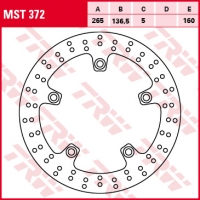 TRW LUCAS TARCZA HAMULCOWA TYŁ BMW F 650 / 700 / 800 GS / R / S / GT 08-, R 1200 GS / ADV / HP2 / R-NINE T / RT / R 05-13, K 120