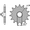 PBR ZĘBATKA PRZEDNIA 577 17 18NC (ŁAŃC. 428)