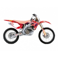 BLACKBIRD KOMPLET NAKLEJEK (OKLEIN) HONDA CRF 450 '05-'08 REPLICA TEAM HRC 23