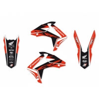 BLACKBIRD KOMPLET NAKLEJEK (OKLEIN) HONDA CRF 250R '14-'17, CRF 450R '13-'16 DREAM 4 KOLOR CZERWONY CZARNY