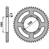 PBR ZĘBATKA TYLNA 4513 49 C45 YAMAHA YZF 125R '08-'20, MT-125 '15-'20 (JTR1844.49) (ŁAŃC. 428)