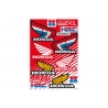 TECNOSEL (BLACKBIRD) KOMPLET NAKLEJEK (OKLEIN) REKLAMOWYCH, LOGO HONDA VINTAGE