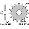PBR ZĘBATKA PRZEDNIA 2335 14 18NC YAMAHA YZ 65 18-20 (ŁAŃC. 420) (JTF1558.14)