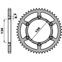 PBR ZĘBATKA TYLNA 820 53 C45 HUSQVARNA SM/SMS 630 '10-'11, SUZUKI DR 250/350 '90-'95 (JTR822.53) (ŁAŃC. 520)