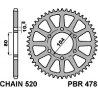 PBR ZĘBATKA TYLNA 478 47 C45 KAWASAKI Z 1000/SX '03-'20, ZX-10R/RR '04-'20, ZX-6R '98-'20, ER-6N '06-'17, VERSYS 650 '07-'20 (JT