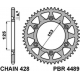 PBR ZĘBATKA TYLNA 4489 59 F HONDA CRM 125 (HM) (08-11) (ŁAŃC. 428)