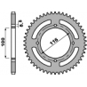 PBR ZĘBATKA TYLNA 467 51 C45 KAWASAKI KX 80/85 86-14 (ŁAŃC. 420)