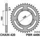 PBR ZĘBATKA TYLNA 4406 53 F DERBI SENDA 50R/SM 00-12 (ŁAŃC. 420) (JTR1132.53)