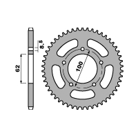 PBR ZĘBATKA TYLNA 4551 52 F RIEJU SMX/RMX 50 (07-08) (ŁAŃC. 420)