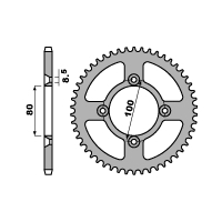 PBR ZĘBATKA TYLNA 238 36 F HONDA CRF 70/ XR 70 00-11 (ŁAŃC. 420) (JTR1214.36)