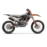 BLACKBIRD KOMPLET NAKLEJEK (OKLEIN) KTM SX/SX-F '23, EXC/EXC-F '24 MAT BLACK KTM