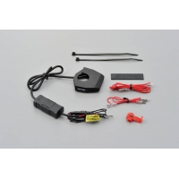 89371 POWER SUPPLY USB SLIM 1X USB FOR MOTORCYCLE HANDLEBAR