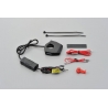 Daytona Źródła zasilania z 2 portami USB na smukłej obejmie do montażu na kierownicy motocykla 89372