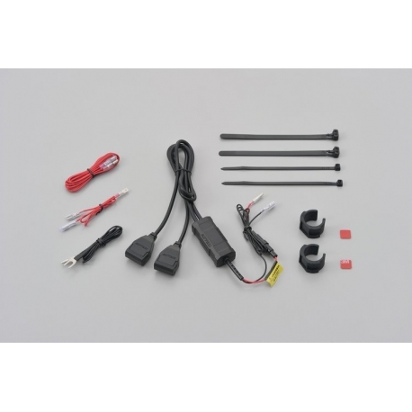 99503 POWER SUPPLY 2X USB FOR MOTORCYCLE HANDLEBAR