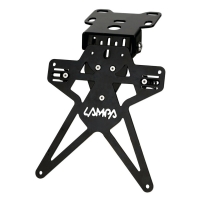 91642 Aero-X Evo 2, italian license plate holder with height and tilt adjustments