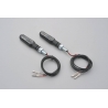 89232 "D-LIGHT" LED INDICATORS PAIR BLACK SMOKE